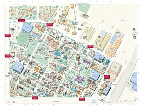 Usc Campus Map | Los Angeles Metropolitan Area | Campus Map - Usc ...