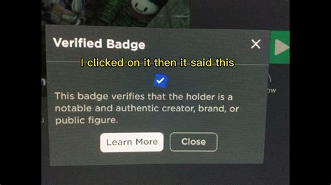 Roblox new verified check mark - YouTube