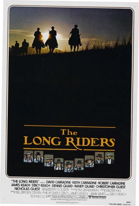 The Long Riders Posters The Long Riders Movie Poster 24"x36" 24x36 ...