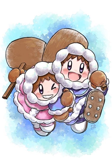 Ice Climbers Pixel Art