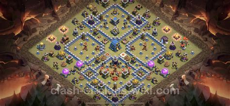 Best Anti 3 Stars War Base TH12 with Link, Anti Everything - Town Hall ...