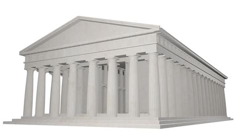 The Parthenon 3D Model $30 - .unknown .obj .stl .blend - Free3D