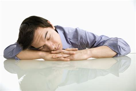 Man sleeping at work. stock image. Image of desk, businessman - 6153307