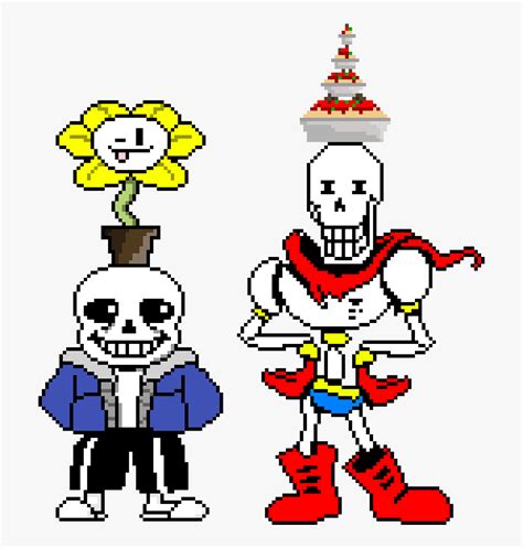 Undertale Papyrus Colored Sprite , Free Transparent Clipart - ClipartKey