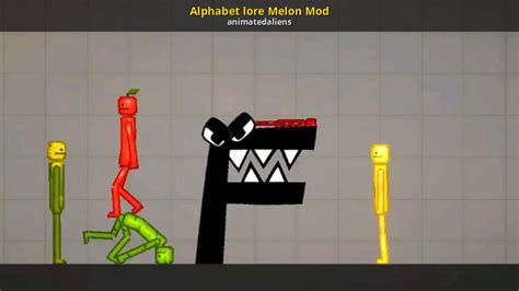 Alphabet lore Melon Mod [Melon Playground] [Mods]