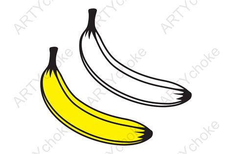 Wall Decor Banana leaf Vector Banana Silhouette Banana Cricut SVG File ...