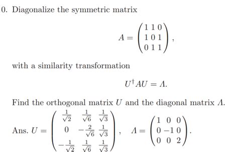 Symmetric Matrix Orthogonally Diagonalizable - Rebecca Morford's Multiplying Matrices