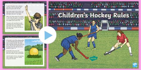 Children's Hockey Rules PowerPoint (teacher made)