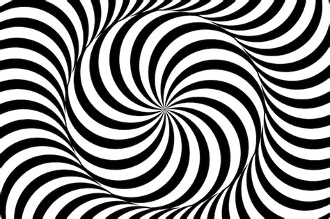 Premium Vector | Abstract optical illusion spiral background