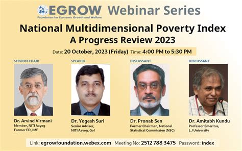 National Multidimensional Poverty Index: A Progress Review 2023 | EGROW ...