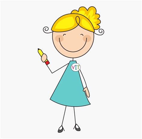 Teacher Stick Figure Cartoon , Free Transparent Clipart - ClipartKey