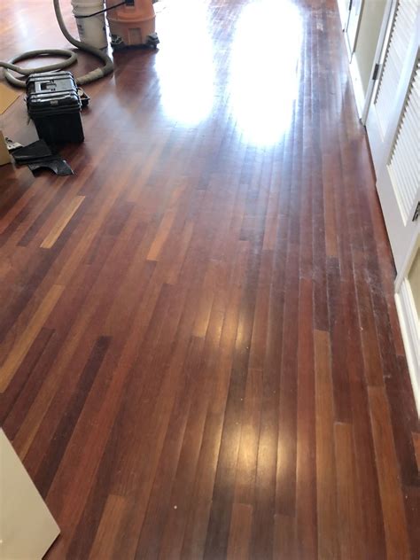 Staining Brazilian Cherry Floors - Chicago, FLOORecki LLC, Flooring Installation, Hardwood ...