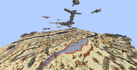 Warzone drop Minecraft Map