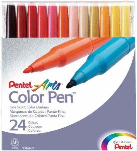 Pentel Arts Fine Point Color Pens, 24 pk - Fry’s Food Stores