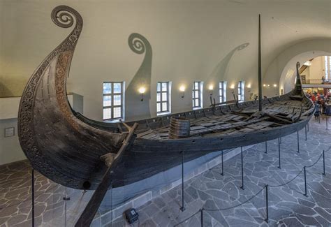 Oseberg ship - the best preserved ship from viking era. Norway, 9th century [5200x3200] : r ...