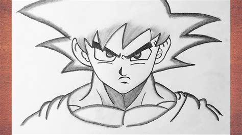 Grand delusion carve Voltage goku pencil drawing easy End Incessant magnet