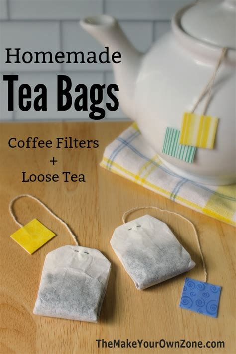 How To Make Your Own Tea Bags - The Make Your Own Zone