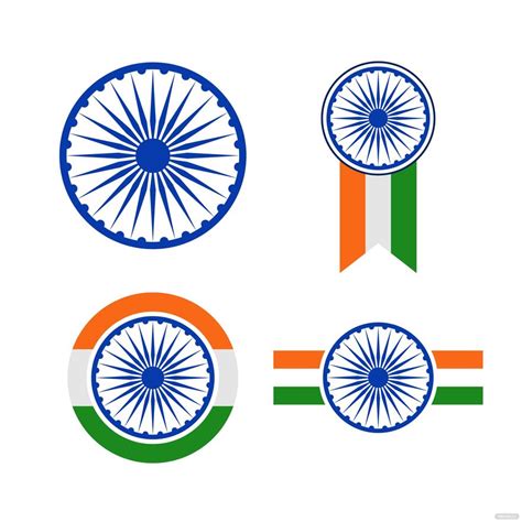 Indian Flag Wheel Png