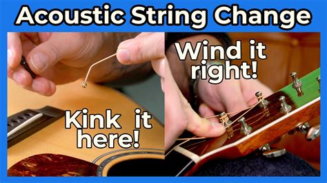 How To Change Acoustic Guitar Strings for Beginners. The BEST Way! It's ...