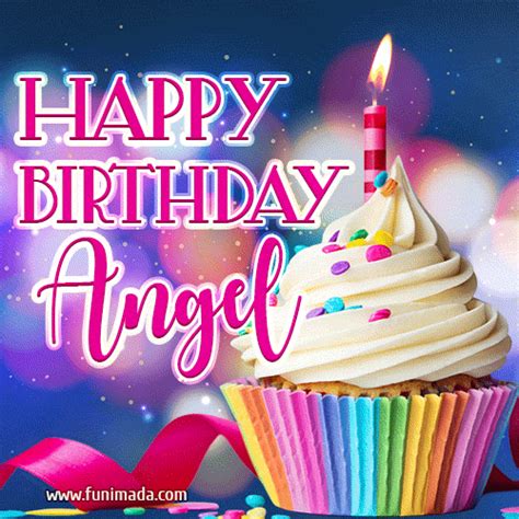 Happy Birthday Angel - Lovely Animated GIF | Funimada.com