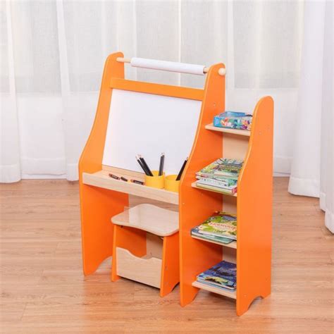 31% OFF Art Drawing Desk with Shelf and Stool For Kids Express Inner ...