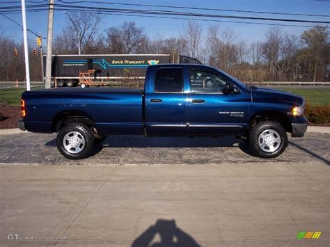 2005 Patriot Blue Pearl Dodge Ram 2500 Big Horn Quad Cab 4x4 #21243643 Photo #3 | GTCarLot.com ...