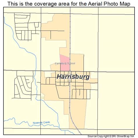 Aerial Photography Map of Harrisburg, SD South Dakota