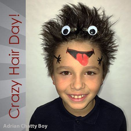 50 (Easy) Crazy Hair Day Ideas For School Boys With Short Hair | Wacky hair, Wacky hair days ...