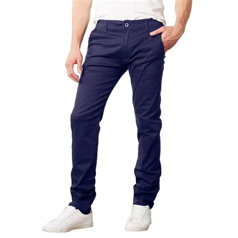 GBH - Mens Cotton Chino Pants Slim Fit Casual Stretch - Walmart.com ...