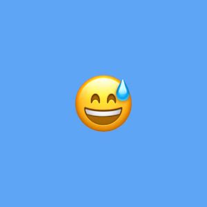 😅 Grinning Face With Sweat emoji Meaning | Dictionary.com