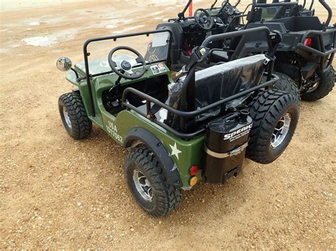 GAS POWERED JEEP THEMED GO CART