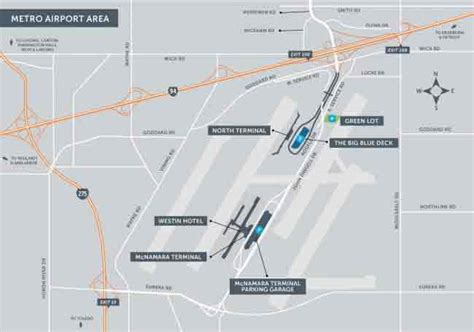 Detroit Airport Parking From $3.95 (̶$̶7̶) | DTW Parking