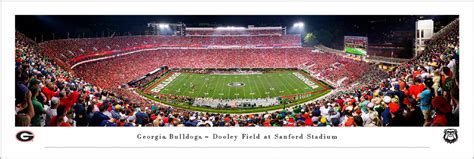 Georgia Bulldogs Stadium Panoramic Photo Print