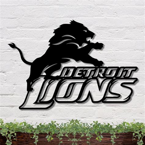 Detroit Lions Sign, Lions Wall Art, Detroit Lions Fan Gift, Detroit ...