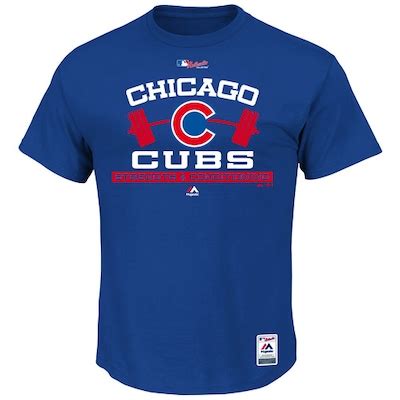 Men's Chicago Cubs Majestic Royal Authentic Collection Strength ...