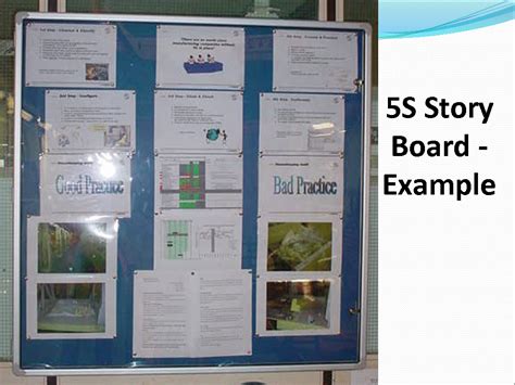 5S Story Board | Lean Manufacturing Tools