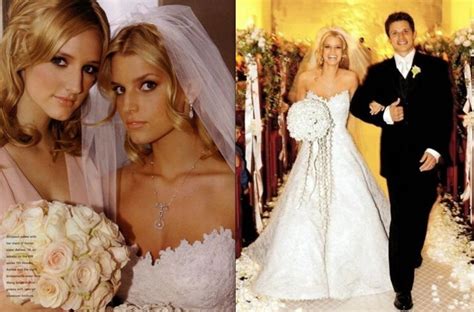 Celebrity brides by style- Jessica Simpson, romantic bride