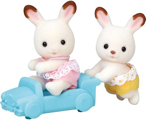 Calico Critters Hopscotch Rabbit Twins - A2Z Science & Learning Toy Store