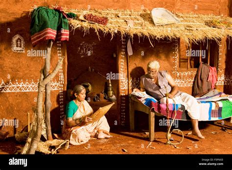 Old indian village man hi-res stock photography and images - Alamy