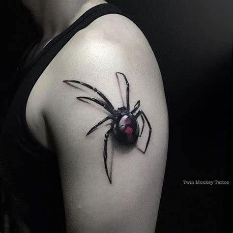 animal tattoo | Spider tattoo, 3d spider tattoo, Creepy tattoos