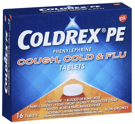 Coldrex PE Cough Cold & Flu Tablet 16s - Western Heights Pharmacy Shop