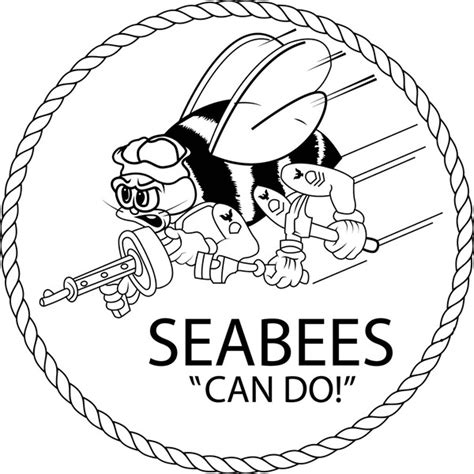 US Navy Seabees Insignia, Seabee Can Do vector svg jpg png d - Inspire ...