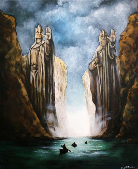 The Lord of the Rings - Argonath by maatukka on DeviantArt