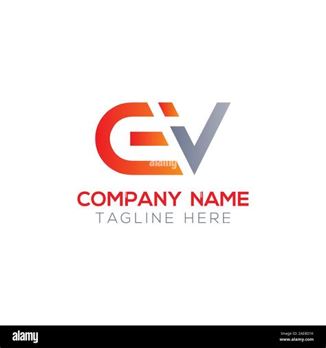 Initial EV Letter Linked Logo. Creative Letter EV Modern Business Logo ...