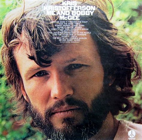 KRIS KRISTOFFERSON Me and Bobby McGee LP: Amazon.co.uk: CDs & Vinyl