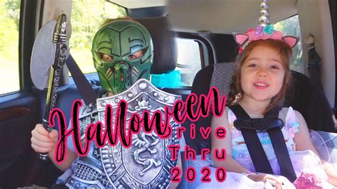 Drive Thru Halloween Trick or Treat - YouTube