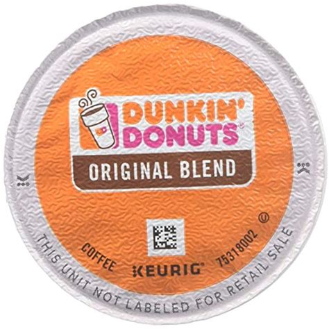 Dunkin Donuts 0845 Original Blend Coffee K-Cup Pods Medium Roast 96/Ct ...