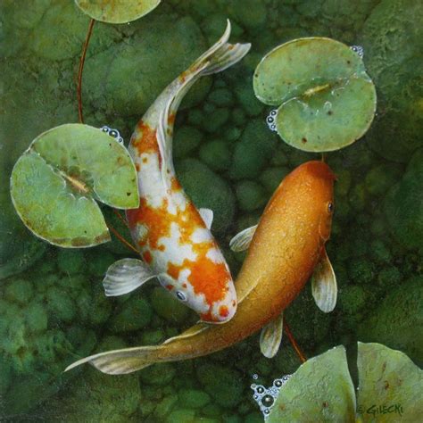New & Recent Work Archives • Koi Fish Paintings by Terry Gilecki | Fish painting, Koi painting, Koi