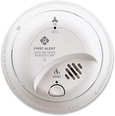 First Alert BRK SC-9120B Hardwired Smoke and Carbon Monoxide Alarm with Battery Backup ...