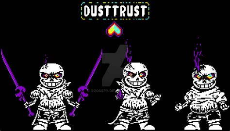 [Dustswap: Dusttrust] Sans. Phase 1-3 by SooSSpy on DeviantArt